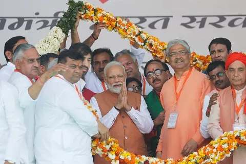 india 039 s prime minister narendra modi greets his party supporters during an election campaign rally in meerut photo reuters india 039 s prime minister narendra modi greets his party supporters during an election campaign rally in meerut photo reuters