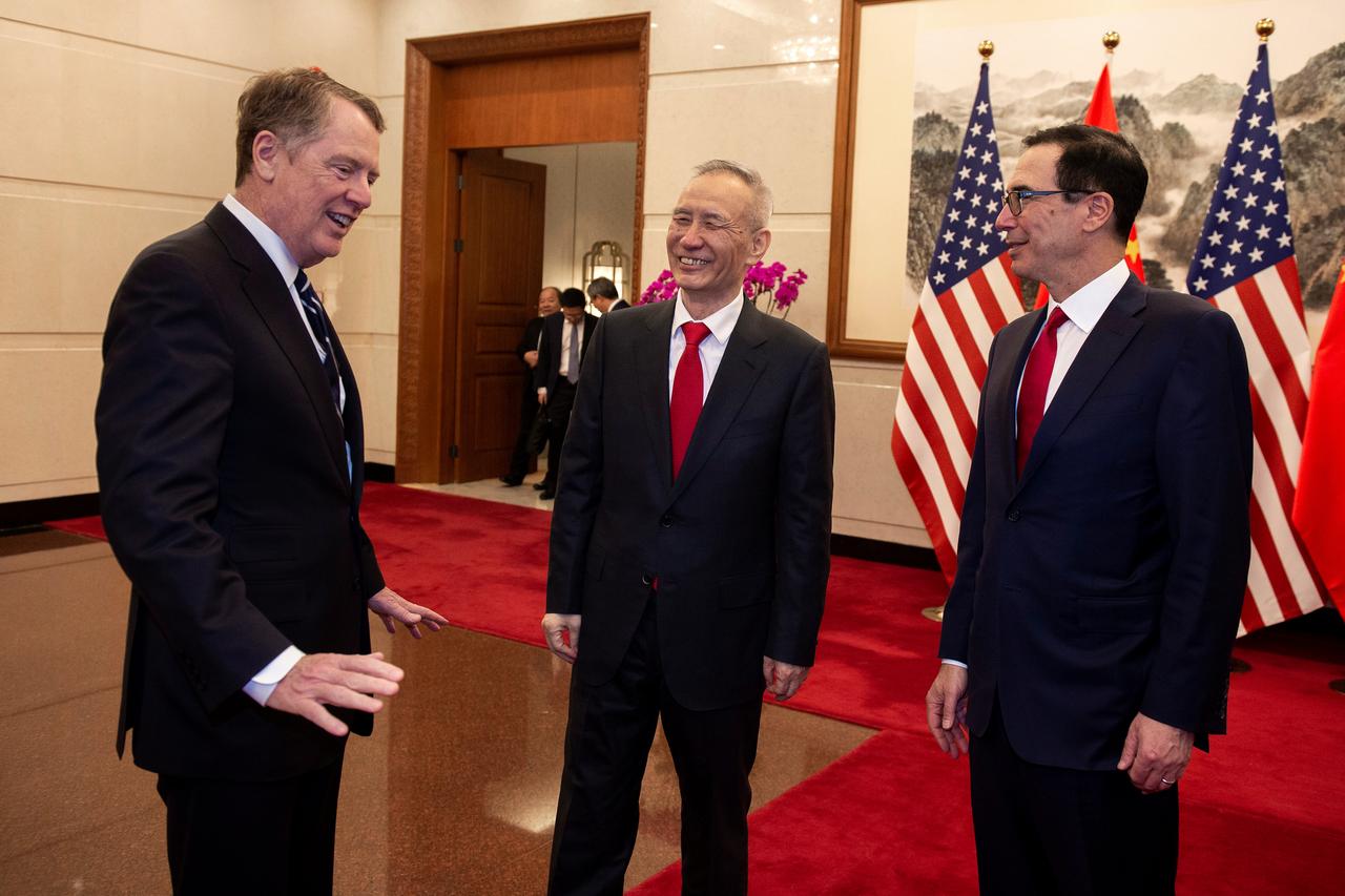 mnuchin lighthizer hold face to face meetings in chinese capital photo reuters