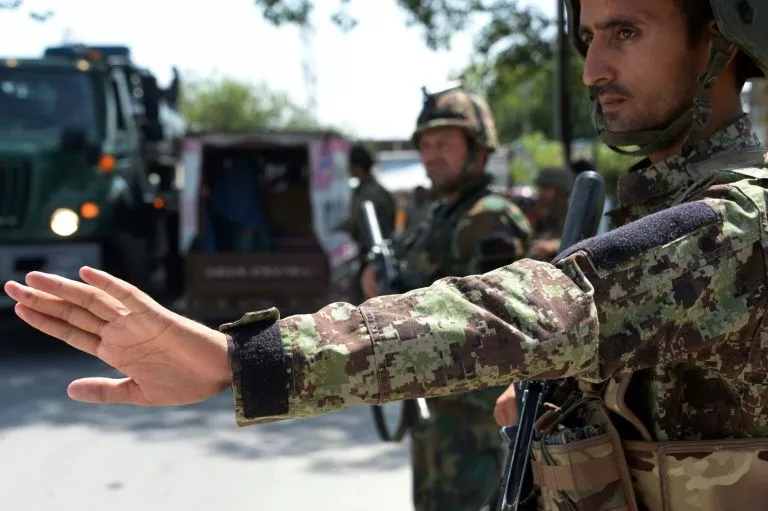this 2018 file photo shows afghan national army ana soldiers searching vehicles at a checkpoint in the city of jalalabad photo afp this 2018 file photo shows afghan national army ana soldiers searching vehicles at a checkpoint in the city of jalalabad photo afp