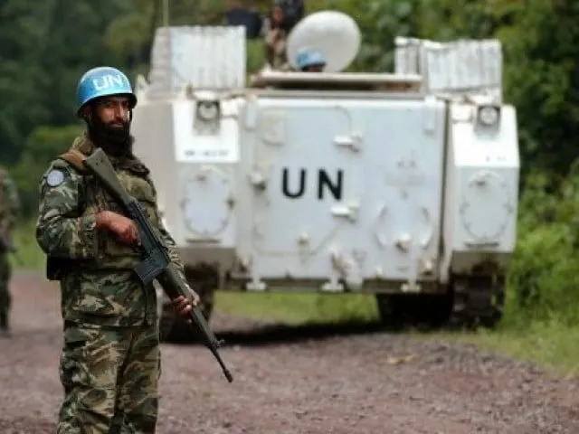 pakistani peacekeeper photo afp pakistani peacekeeper photo afp
