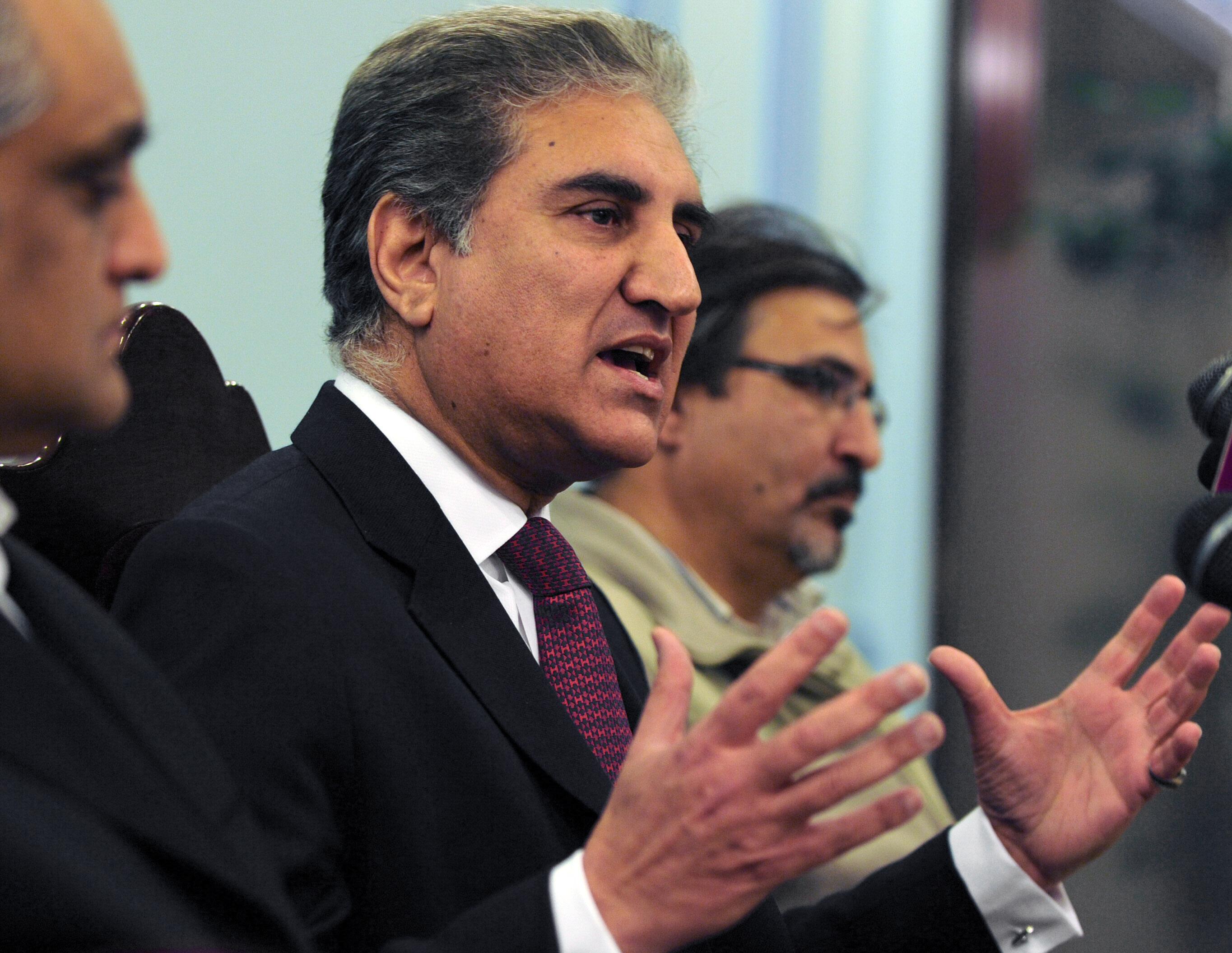 foreign minister shah mehmood qureshi photo afp file