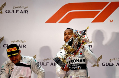 hamilton sorry for devastated leclerc after winning bahrain gp hamilton sorry for devastated leclerc after winning bahrain gp