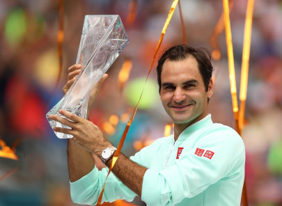 federer bags 101st title with miami victory federer bags 101st title with miami victory