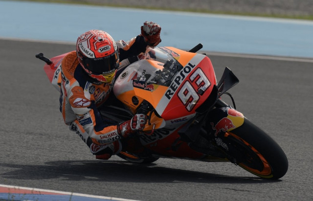 in top form marquez now leads the 2019 championship after two rounds of the 19 race series photo afp