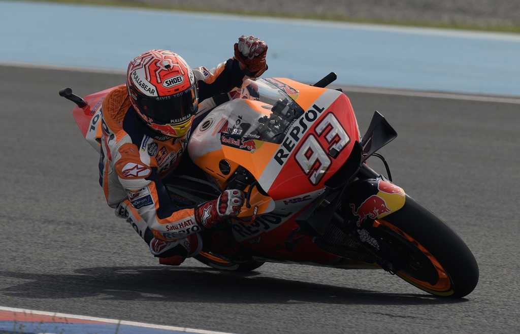 in top form marquez now leads the 2019 championship after two rounds of the 19 race series photo afp