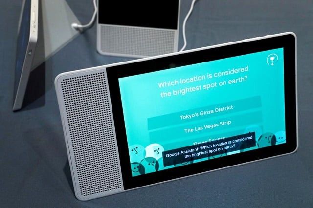 a 10 inch lenovo smart display with google assistant is shown during pepcom 039 s digital experience in las vegas nevada us january 8 2018 photo reuters a 10 inch lenovo smart display with google assistant is shown during pepcom 039 s digital experience in las vegas nevada us january 8 2018 photo reuters