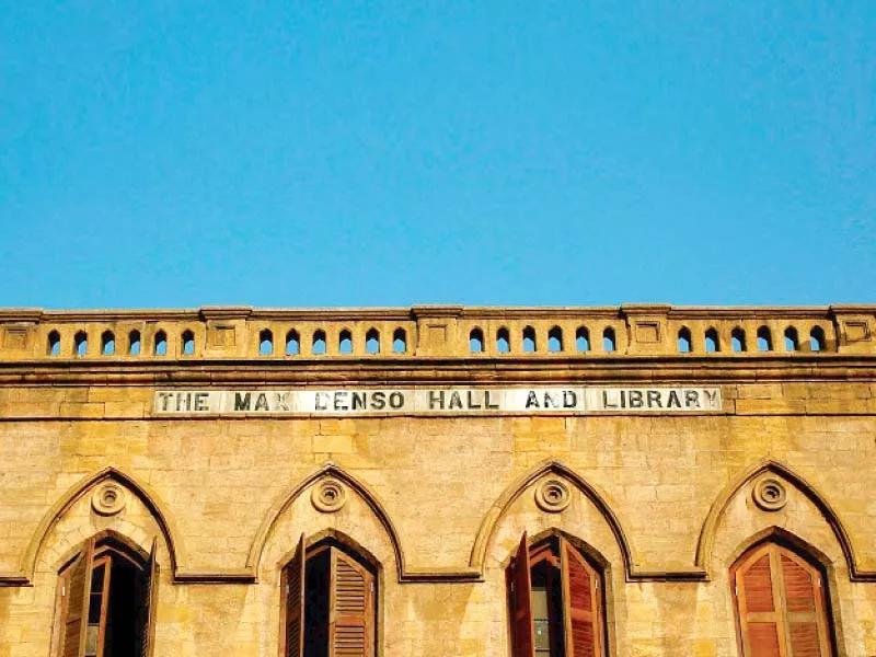 the historic denso hall constructed in 1886 is one of the landmark buildings of karachi photo file the historic denso hall constructed in 1886 is one of the landmark buildings of karachi photo file