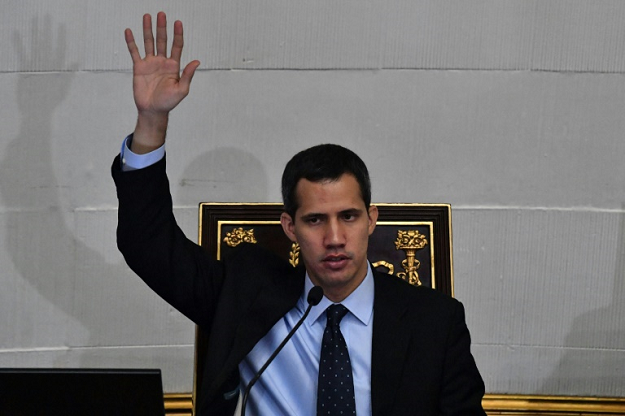 venezuela 039 s national assembly head and self proclaimed acting president juan guaido photo afp