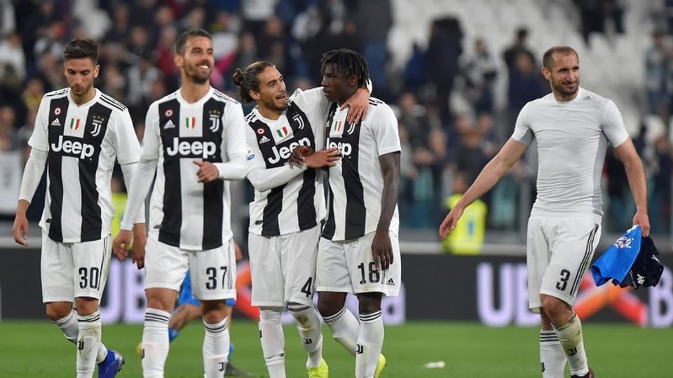 the turin giants have an 18 point advantage on napoli and have won both their direct clashes with carlo ancelotti 039 s side this season photo afp