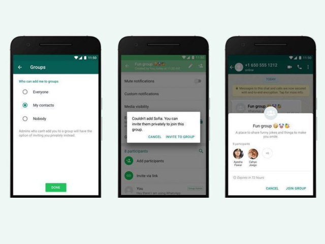 whatsapp will now ask users before adding them to groups