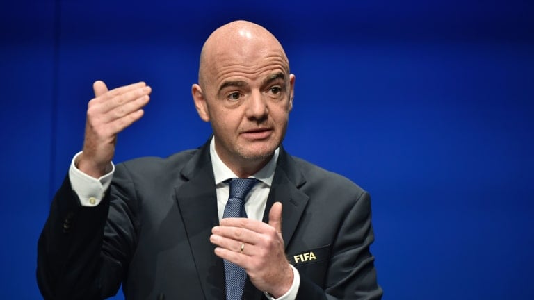 the reconfigured club world cup which would be played once every four years would feature eight clubs from europe six from south america as well as three each from asia africa and concacaf photo reuters