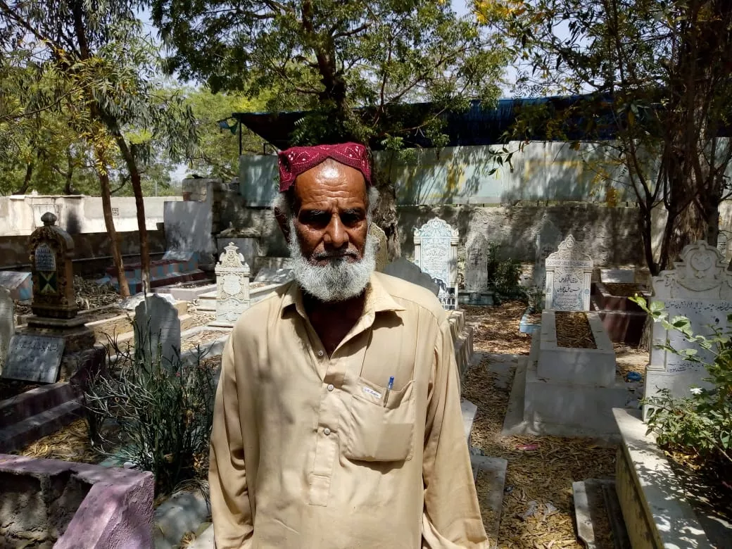 fatah muhammad an ailing man of 60 has spent his entire life working in mewa shah graveyard photo express fatah muhammad an ailing man of 60 has spent his entire life working in mewa shah graveyard photo express