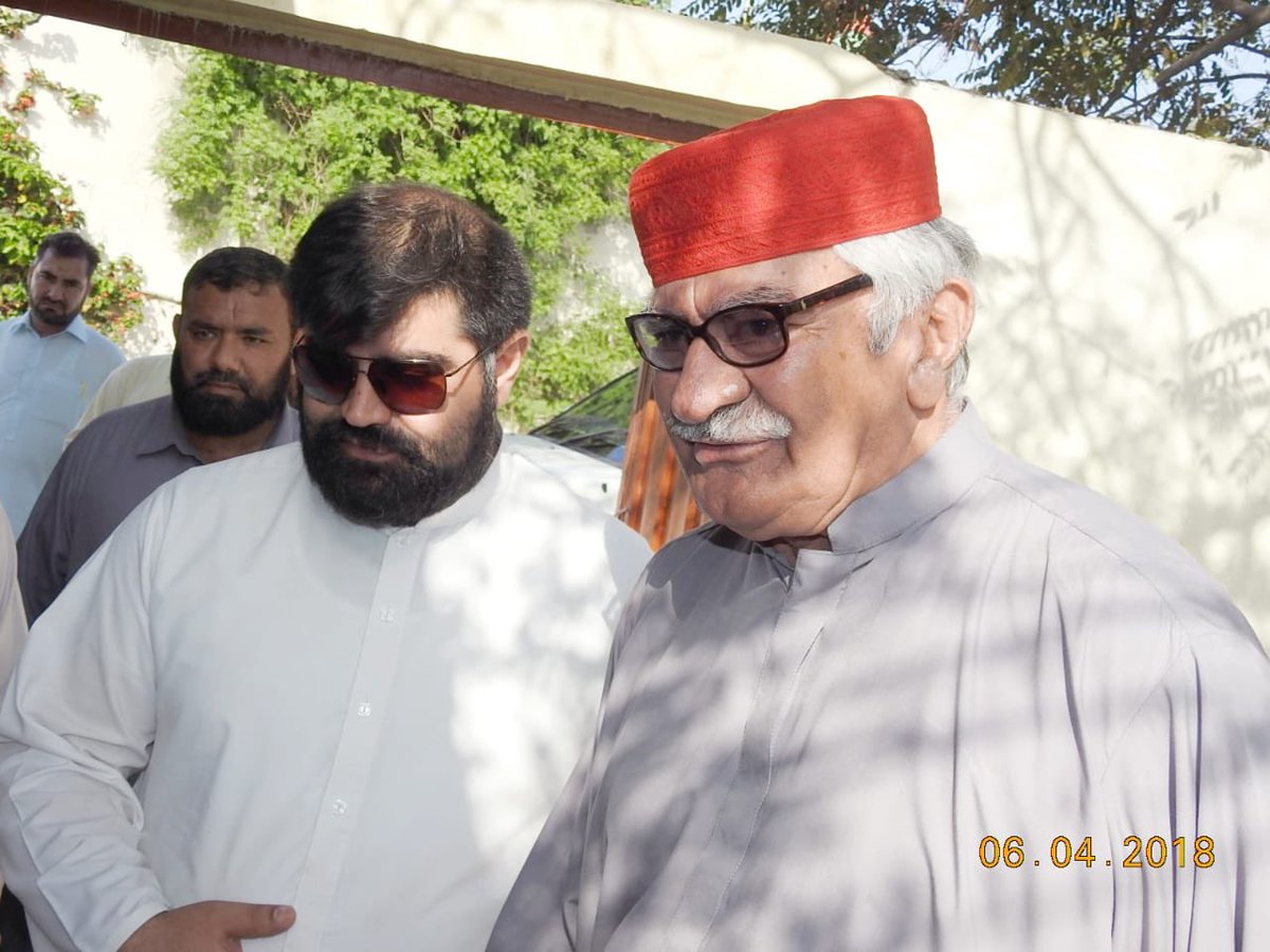 aimal wali khan with anp chief asfandyar wali khan