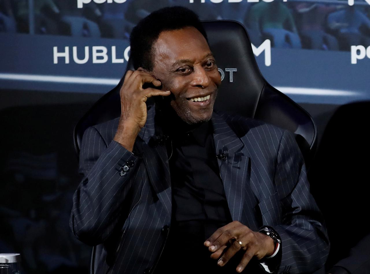 in 2016 pele who played 1 363 professional matches scoring 1 281 goals was unable to light the flame at the rio olympics because of severe pain in the hip photo reuters