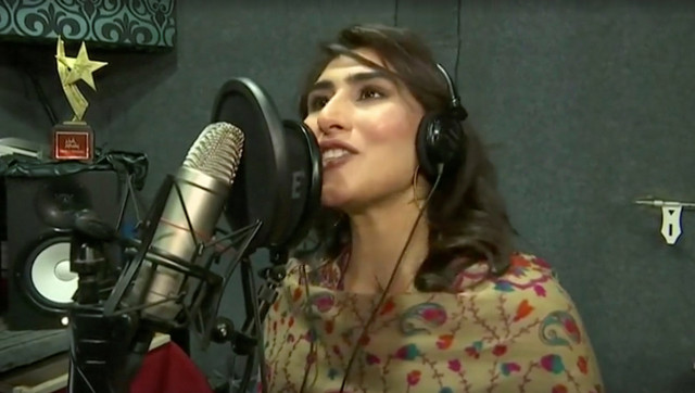 sana tajik 20 performs in a music recording studio in this screen grab taken from an undated video photo reuters sana tajik 20 performs in a music recording studio in this screen grab taken from an undated video photo reuters