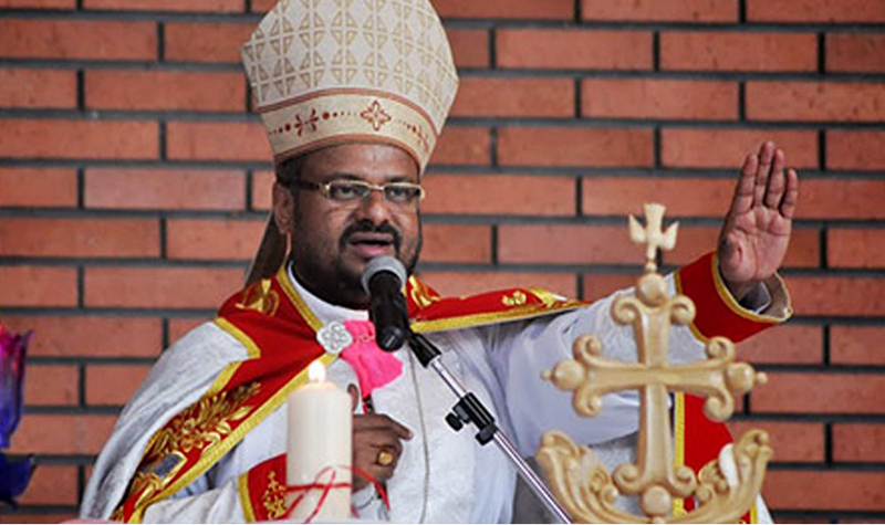 indian bishop charged with raping nun
