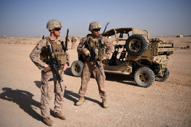 us marines keep watch as unseen afghan national army soldiers participate in an ied improvised explosive device training exercise at shorab military camp in lashkar gah afghanistan photo afp us marines keep watch as unseen afghan national army soldiers participate in an ied improvised explosive device training exercise at shorab military camp in lashkar gah afghanistan photo afp
