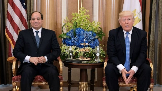 egyptian president abdel fattah al sisi meets u s president donald trump photo reuters