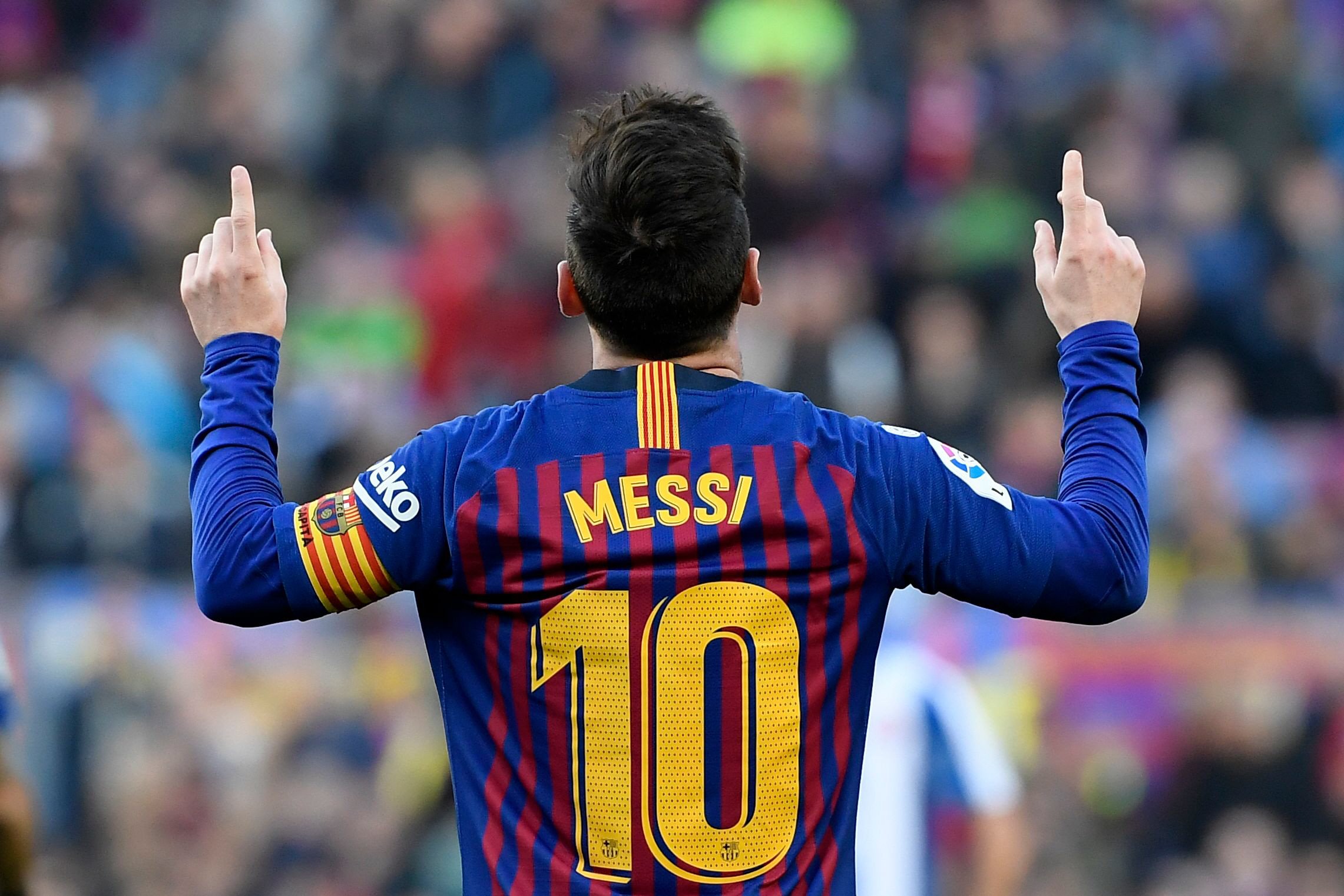 best in spain messi has now netted eight times in his last four games for barca and leads the way in the la liga scoring charts with 31 goals 13 ahead of teammate luis suarez photo afp