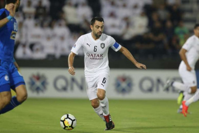 xavi rolls back the years with brace in al sadd draw xavi rolls back the years with brace in al sadd draw