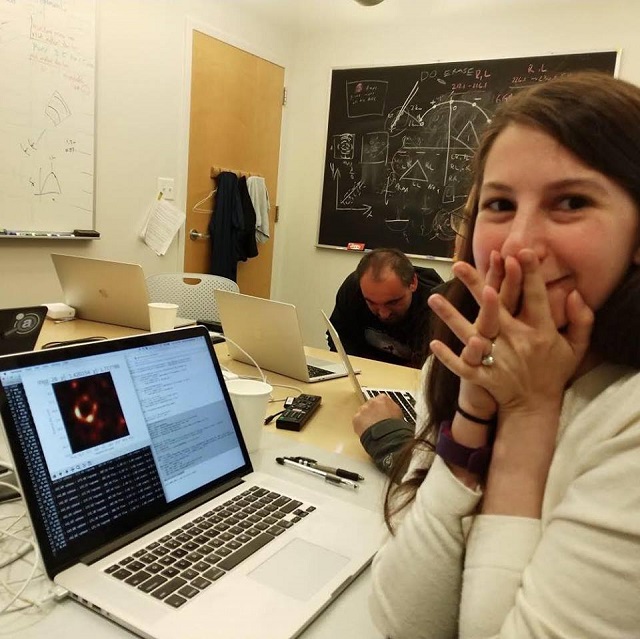 mit grad student katie bouman was the one behind the algorithm which helped in capturing the image photo katie bouman facebook