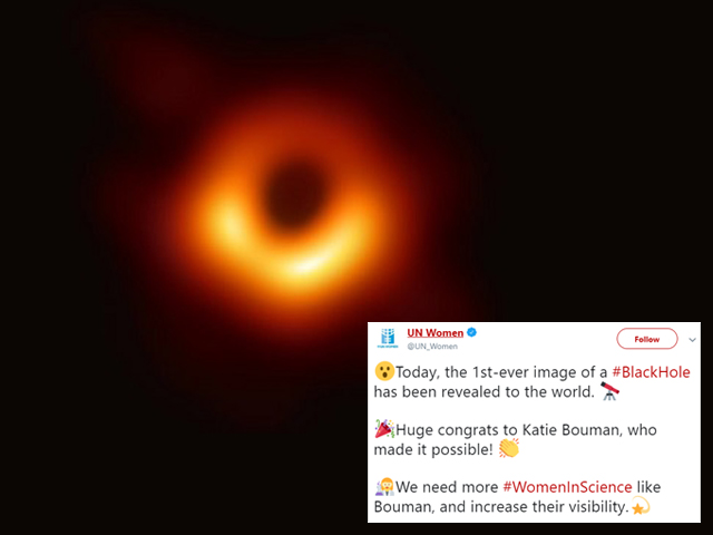 black hole image gives twitter a field day