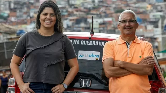 brazilian alvimar da silva r with daughter aline landim created jaubra uber of slum to serve poor sao paulo communities that uber avoids photo afp brazilian alvimar da silva r with daughter aline landim created jaubra uber of slum to serve poor sao paulo communities that uber avoids photo afp