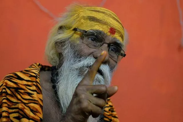indian priest fakkad baba keeps running for election because his guru has predicted victory will come on his 20th attempt photo afp indian priest fakkad baba keeps running for election because his guru has predicted victory will come on his 20th attempt photo afp