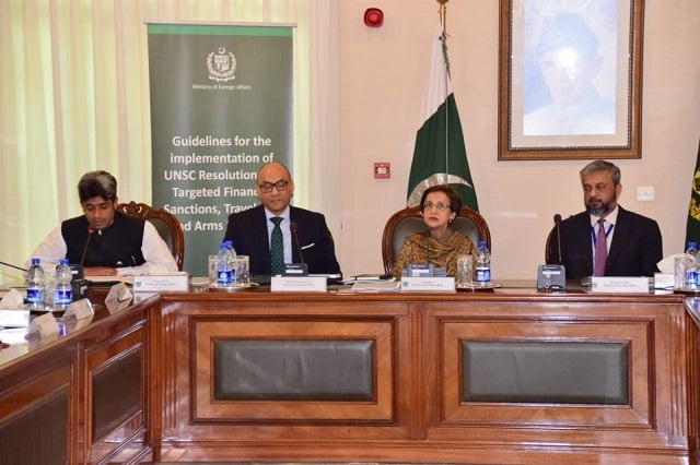 the ministry of foreign affairs launches guidelines on unsc 1267 sanctions photo twitter foreignofficepk the ministry of foreign affairs launches guidelines on unsc 1267 sanctions photo twitter foreignofficepk