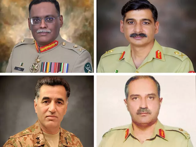 major general sahir shamshad mirza major general nauman mahmood major general azhar abbas major general faiz hameed have been promoted to the rank of lt general photo ispr major general sahir shamshad mirza major general nauman mahmood major general azhar abbas major general faiz hameed have been promoted to the rank of lt general photo ispr