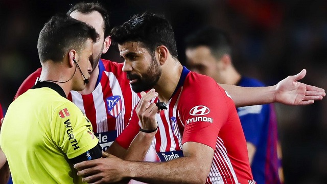 simeone frustrated with costa suspension