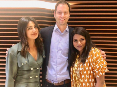 priyanka chopra mindy kaling team up for indian wedding comedy