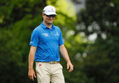 watch golfer at masters accidentally hits the ball during practice swing watch golfer at masters accidentally hits the ball during practice swing