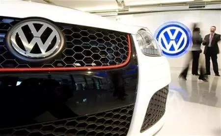 a volkswagen logo sign is seen next to the grill of a 2009 gti automobile photo reuters a volkswagen logo sign is seen next to the grill of a 2009 gti automobile photo reuters