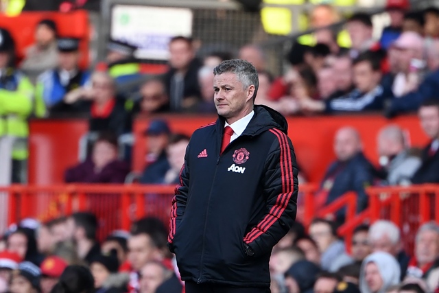 solskjaer was unhappy at the six day turnaround between united 039 s two legs against barcelona while there are eight days between manchester city tottenham and liverpool 039 s quarter final ties photo afp