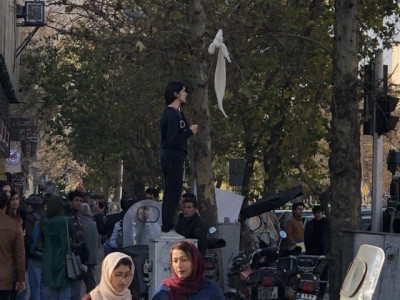 iran hijab protester sentenced to year in jail lawyer