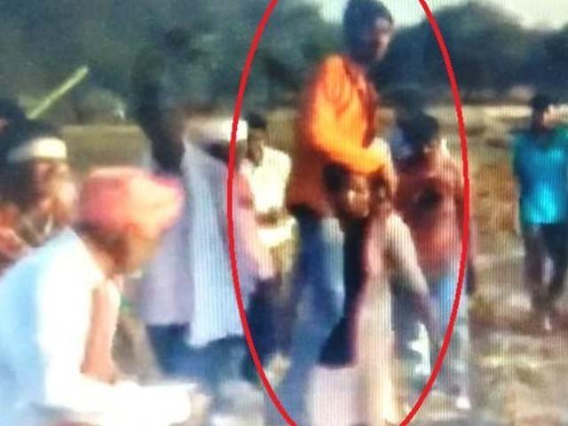 indian woman forced to carry husband on shoulders as punishment for love marriage