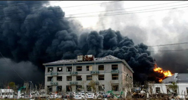 the explosion in yancheng was one of the worst industrial accidents in china in recent years photo afp