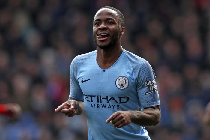 manchester city 039 s raheem sterling scored a double in his side 039 s 3 1 win over crystal palace on sunday photo afp