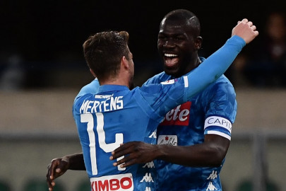 koulibaly scores twice as napoli delay juventus title celebrations