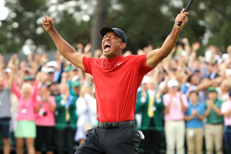 while the scene was a familiar one since woods came into the week with four green jackets this one was the most improbable given it followed years of surgeries and personal problems that convinced many the best golfer of his generation was done photo afp