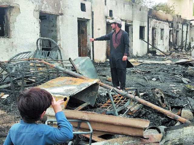 the fire started in a small room where several flammable items were stored including a generator gas pipes air conditioners and wood photo courtesy gulf today the fire started in a small room where several flammable items were stored including a generator gas pipes air conditioners and wood photo courtesy gulf today