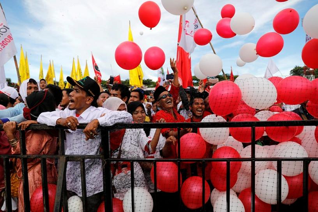 the general election commission is expected to announce an official result in may photo reuters