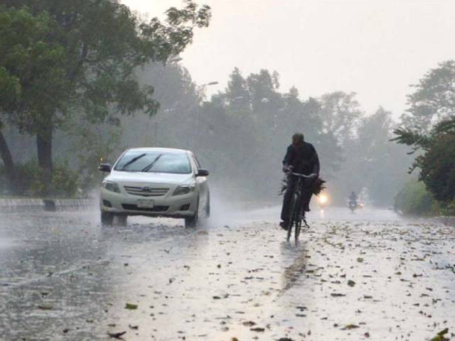 more dust thunderstorm rain likely in most parts of pakistan photo file