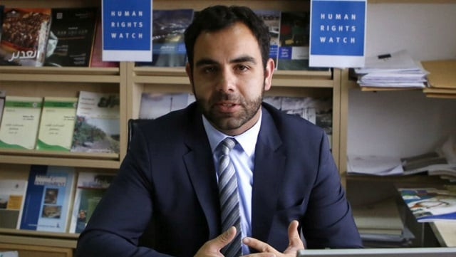 human rights watch 039 s israel and palestine director omar shakir a us citizen sits at his office in the west bank city of ramallah on may 9 2018 photo afp human rights watch 039 s israel and palestine director omar shakir a us citizen sits at his office in the west bank city of ramallah on may 9 2018 photo afp