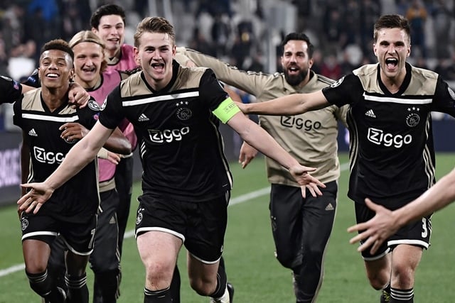 ajax settled well after that but despite not playing well juventus went ahead when ronaldo got away from the defenders to score the 126th champions league goal of his career photo afp