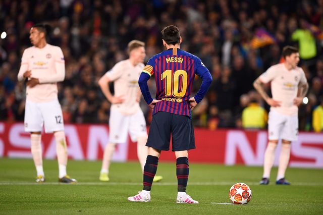 united coach ole gunnar solskjaer added messi s majestic display underlined why is he regarded as the best player in the world alongside cristiano ronaldo photo afp