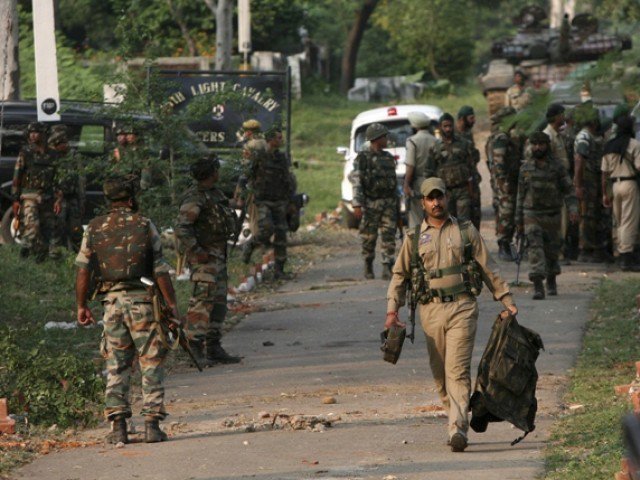 indian troops conduct door to door searches in pulwama district of indian held kashmir photo reuters file