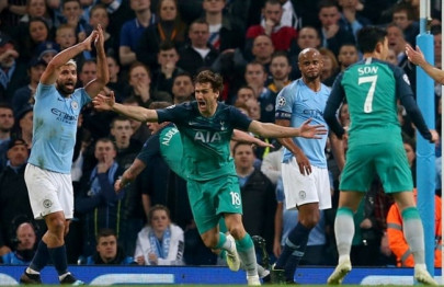 spurs survive seven goal thriller to end man city s quadruple quest spurs survive seven goal thriller to end man city s quadruple quest