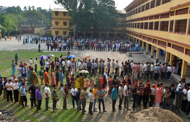 heavy security as india s mega vote enters second round